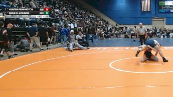 1 - 165 lbs Quarterfinal - Hunter Pennington, Rural Retreat vs Eddie Sherlinski, Grayson County