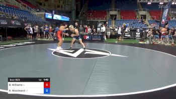 182 lbs Cons 16 #1 - Bryce Williams, Iowa vs Ryker Woodward, Utah