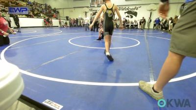 70 lbs Rr Rnd 3 - Jake Potts, Wagoner Takedown Club vs Shane Bridges, Vinita Kids Wrestling