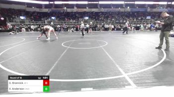 163 lbs Round Of 16 - Gabe Brannick, Jr Vikes Wrestling Club vs Xayvion Anderson, CIWC Team Intensity