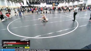 92 lbs Champ. Round 1 - Jaylyn Lazzerini, OK vs Erica Irvine, IA