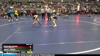 90 lbs Cons. Round 3 - Brody Jensen, Broken Bow Wrestling Club vs Mathysin Marco, The Best Wrestler