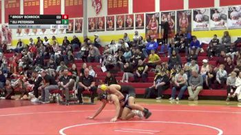 157 lbs 5th Place Match - Eli Petersen, Vinton-Shellsburg vs Brody Schrock, Clear Creek-Amana