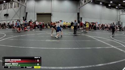 165 lbs Round 3 (8 Team) - Jesse Woodson, Impact Black vs Benny Bentz, D3 Training Center