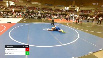 Consolation - Lawrence Bencomo, Capital City Jr Wrestling vs Luca Wynn, Cheyenne Mountain