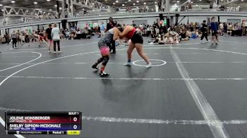 165 lbs Semis (4 Team) - Shelby Gipson-McDonald, PA West Yellow vs Jolene Honsberger, Lady Bandits