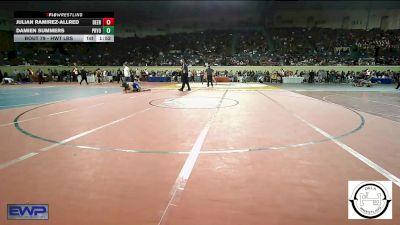 Round Of 64 - Julian Ramirez-Allred, Deer Creek Wrestling vs Damien Summers, Pryor Tigers Wrestling