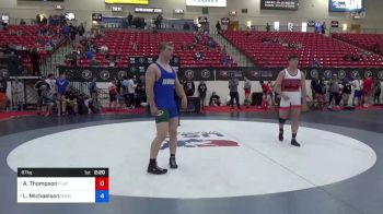 87 kg Quarters - Anders Thompson, Flathead High School Wrestling vs Lars Michaelson, Nwwc