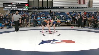 132 lbs Champ. Rd Of 16 - Lexton Ketchum vs Kashton Larson, Richland Center Wrestling Club