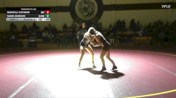 105 lbs Round 1 (4 Team) - Makayla Cothron, Dripping Springs High School vs Sadie Johnson, San Antonio Johnson