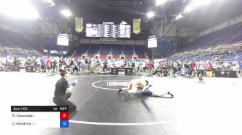 106 lbs Cons 8 #2 - Rocco Cassioppi, Illinois vs Carter Kendrick, South Dakota