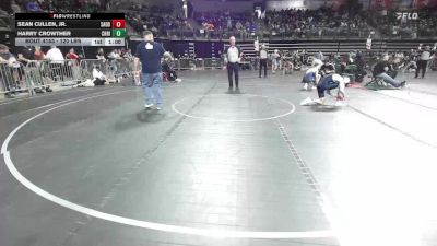 120 lbs Round Of 16 - Sean Cullen, Jr., Saddle Brook vs Harry Crowther, Christian Brothers Academy