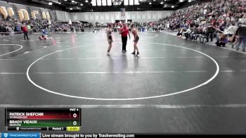 120 lbs Champ. Round 2 - Patrick Shefchik, Sturgeon Bay vs Brady Vieaux, Denmark
