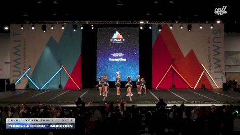 Formula Cheer - Inception [2026 L1 Youth Small Day 1] 2026 The Youth Summit