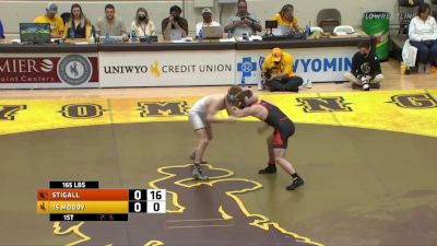 165 lbs Lane Stigall, Oregon State vs Cole Moody, Wyoming