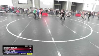 119 lbs Quarterfinal - Everett Zeitler, Aviators Wrestling vs Michael Laux, Askren Wrestling Academy