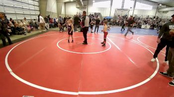 90 lbs Rr Rnd 5 - Ethan Farr, Skiatook Youth Wrestling 2022-23 vs Aubrey Gomez, Tulsa Blue T Panthers