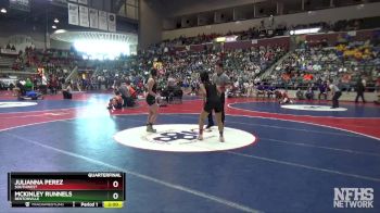 6A 115 lbs Quarterfinal - Julianna Perez, Southwest vs McKinley Runnels, Bentonville