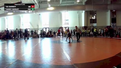 70 lbs Champ. Round 1 - Eli Barrett, Grizzly Wrestling Club vs Danny Quigley, Nova WC