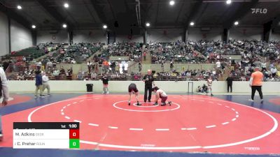 150 lbs Round Of 16 - Malakai Adkins, Georgia vs Carter Prehar, Roundtree Wrestling Academy