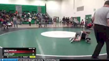 120 lbs Cons. Round 2 - Kayd Allen, Mountain View vs Seth Wazelle, Rawlins