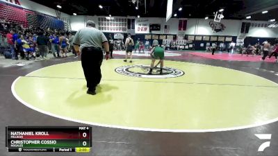 190 lbs Cons. Round 1 - Nathaniel Kroll, Millikan vs Christopher Cossio, Nogales