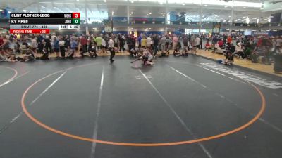 138 lbs Champ. Round 3 - Clint Plotner-legg, Unattached vs Ky Fikes, Unattached