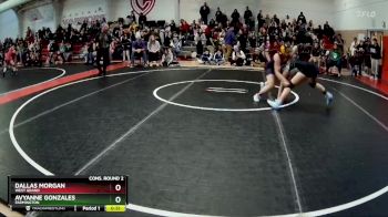 130 lbs Cons. Round 2 - Dallas Morgan, West Grand vs AvyAnne Gonzales, Farmington