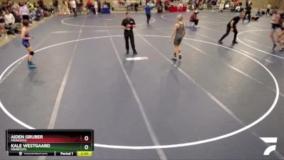 106 lbs Cons. Semi - Kale Westgaard, Minnesota vs Aiden Gruber, Minnesota