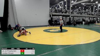 140A lbs Semifinal - Jo Jo Przybycien, Fort Leboeuf/bad Karma vs Jordan Brown, Kd Trained / Monroe Woodbury Hs