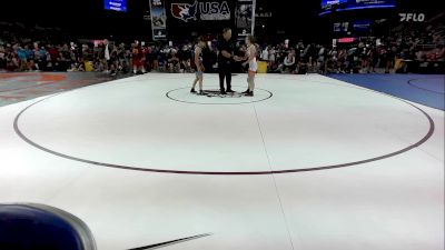 100 lbs Cons 32 #1 - Ameliah Serio, OH vs Chasey Karabell, CO