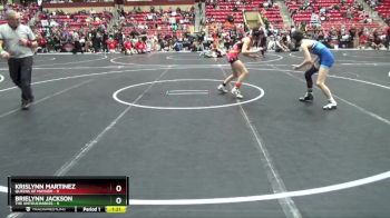 90 lbs Round 1 (6 Team) - Krislynn Martinez, Queens Of Mayhem vs Brielynn Jackson, The Untouchables