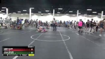 126 lbs Round 6 (8 Team) - Joey Clem, Rebels vs Cole Byler, PA Alliance White