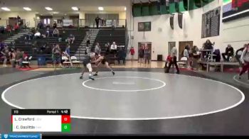 113 lbs Round 4 - Carson Doolittle, Sebolt Wrestling Academy vs Logan Crawford, Lawton Ike Eagle Wrestling Club