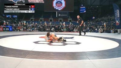 132 lbs Cons. Rd Of 16 - Lukas Foster, Illinois vs Vincent Anello, New Jersey
