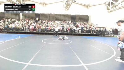 Semifinal - Delaney Coleman, Fightin Irish Wrestling Club vs Carlin Keating, Little Champ