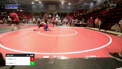 85 lbs Quarterfinal - Josey Voss, Skiatook Youth Wrestling vs Deker Lane, ICEFIGHTER U