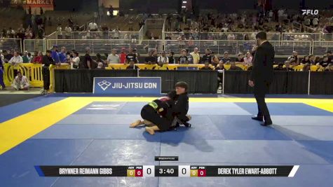 Derek Tyler Ewart-Abbott vs Brynner Reimann Gibbs 2025 Pan Kids Jiu-Jitsu IBJJF Championship