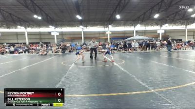 67 lbs Semis & 1st Wrestleback (8 Team) - Peyton Portrey, Big Cat Wrestling vs Bill Peterson, Grangeville Youth Wrestling