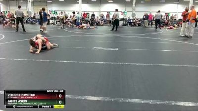 68 lbs Quarterfinal - Vitorio Pometko, Elite Wrestling Academy vs James Askin, Neshaminy Youth Wrestling Club