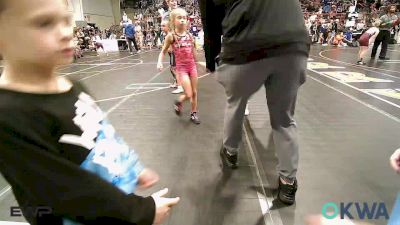 54 lbs Semifinal - Gracelyn Alber, Barnsdall Youth Wrestling vs Stella Spencer, Collinsville Cardinal Youth Wrestling