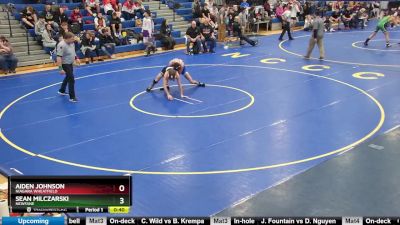 138 lbs Cons. Round 2 - Sean Milczarski, Newfane vs Aiden Johnson, Niagara Wheatfield