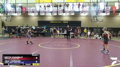 84 lbs Round 2 - Kiptyn Youngblut, Immortal Athletics WC vs Cruz Coorough, North Liberty Wrestling Club