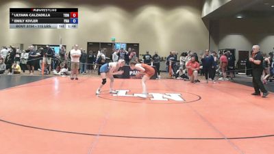 115 lbs 5th Place Match - LilyAna Calzadilla, Team Barracuda vs Emily Kivler, Pennsylvania Interscholastic Athletic Association
