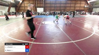 126A lbs Semifinal - Luke Lilledahl, X-calibur Athletics vs Adrian Meza, Valiant College Prep