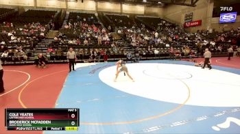 123 lbs Champ. Round 1 - Broderick McFadden, Davis High School vs Cole Yeates, Layton High School