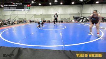 150 lbs Rr Rnd 1 - Kaeli Forrester, Black Widows 7-12 vs Sophie Donaho, Scrappers 7-12