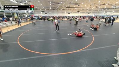 132 lbs 7th Place Match - Colton Russell, Pursuit Wrestling vs Adrian Canales, Unattached