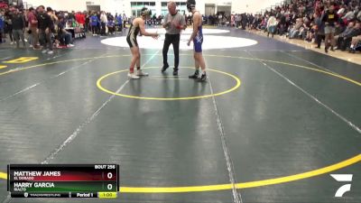 132 lbs Cons. Round 1 - Matthew James, El Dorado vs Harry Garcia, Rialto