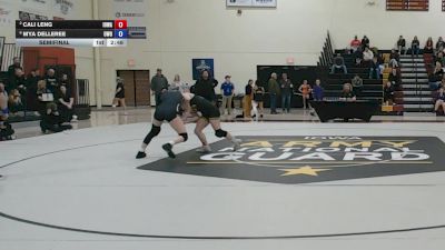 124 lbs Semifinal - Mya Delleree, Wisconsin - Oshkosh vs Cali Leng, Iowa